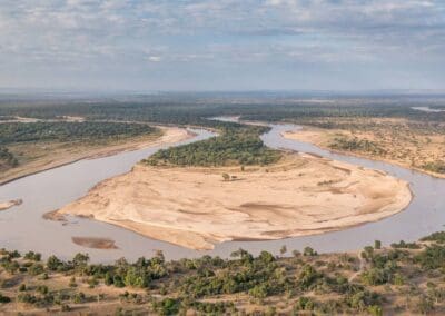 Meandering Luangwa River, Chikunto Big Bend